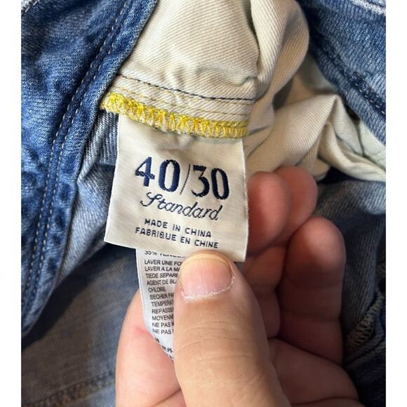 Tommy Bahama Jeans Mens 40x30 Blue Standard Medium Wash Denim Measure 39x22 - Picture 4 of 8